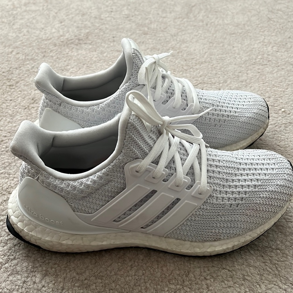 White ultra boosts